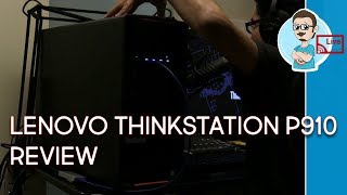 Lenovo ThinkStation P910 QUADRO P6000 Review [upl. by Koorb]