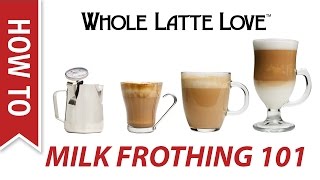 Milk Frothing for Beginners [upl. by Ennaira]