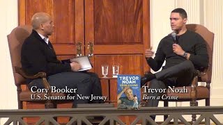 Trevor Noah quotBorn a Crimequot with Cory Booker [upl. by Adli388]