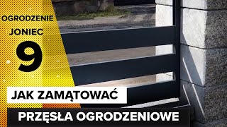 JAK ZAMONTOWAĆ PRZĘSŁA OGRODZENIOWE JONIEC OPTIMA [upl. by Felice419]