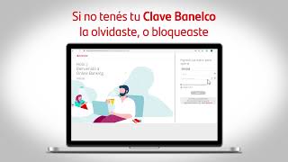 ¿Cómo blanquear tu clave Banelco desde Online Banking [upl. by Naaman332]