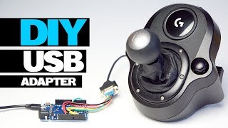 DIY LOGITECH USB SHIFTER ADAPTER DRIVING FORCE [upl. by Garrik]