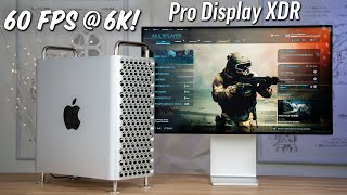 6K Gaming on a 21000 Mac Pro Display XDR setup [upl. by Gillett]