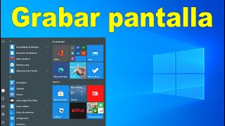 Como grabar la pantalla de tu pc [upl. by Aikem]