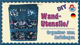 DIY  WandUtensilo Organizer zum Aufhängen • Sami Dolls Tutorials [upl. by Deanna]