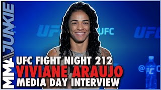 Viviane Araujo Realistic About Title Chances Before Main Event  UFC Fight Night 212 [upl. by Herschel]