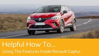 Using The Features Inside Renault Captur [upl. by Loretta]