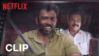 Mammootty Goes For An Auto Rickshaw Ride  One  Malayalam Film  Netflix India [upl. by Akerdnuhs]