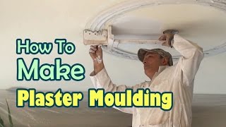 How to Make Plaster Moulding for your Dining Room [upl. by Alekat]