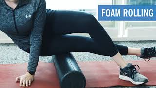 IT Band Stretches  Foam Rolling [upl. by Etnahs]