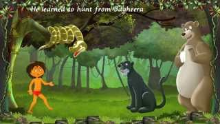 Jungle Book An interactive story book for childern in english [upl. by Namijneb]