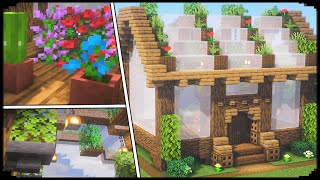 Minecraft Small and Simple Greenhouse  Minecraft Building Ideas [upl. by Hcurob]