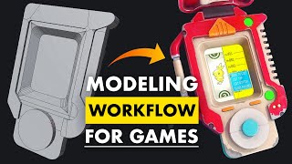 3D Modeling Workflow for Games  Explained [upl. by Ikir727]