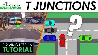 Basic T Junctions  Driving Tutorial  Updated 2024 [upl. by Eiramanin]