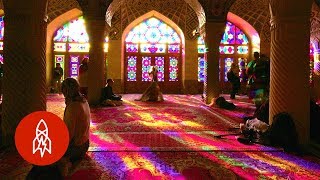 Step Inside Iran’s Kaleidoscopic Mosque [upl. by Graniela]