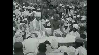 Mahatma Gandhi 18691948 Real footage of Gandhi [upl. by Hoenack]