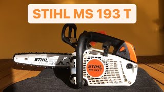 Motosega da potatura stihl ms 193t recensione e prova [upl. by Fidellia]