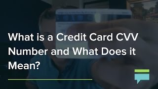 Whats The Credit Card CVV Number and What Does It Mean  Credit Card Insider [upl. by Hawley13]