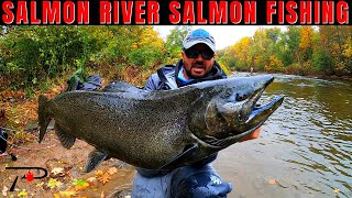 Salmon Fishing New Yorks World Famous Salmon River [upl. by Busey]