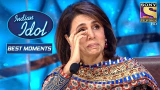 Chintu यानी Rishi Kapoor के लिए इस Message से Neetu जी की आँखें भर आई  Indian Idol Season 12 [upl. by Adnolay104]