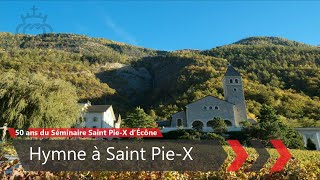 Hymne à Saint PieX  Écône  24 septembre 2020 [upl. by Stubbs476]