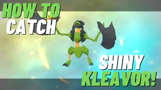 Pokemon Legends Arceus  How to Catch SHINY Kleavor [upl. by Benjie]