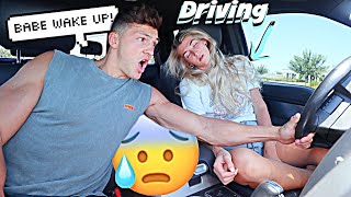 PASSING OUT WHILE DRIVING PRANK ON HUSBAND [upl. by Rizzo]