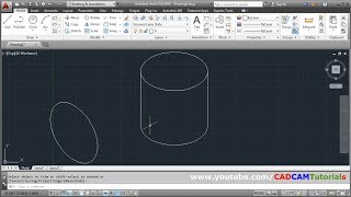 How to Draw Circle amp Cylinder in Isometric View in AutoCAD [upl. by Andre]