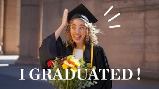 GRADUATE UNIVERSITY WITH ME 🎓  Graduation Vlog 2023 [upl. by Miguelita]