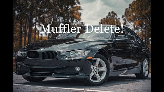 F30 320i Muffler Delete [upl. by Delly]