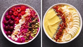 Smoothie Bowls  Yummy Healthy Desserts  Healthy DIY treats by So Yummy [upl. by Moscow]