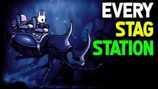 Every Stag Station in Hollow Knight  Detailed Guide [upl. by Newel]