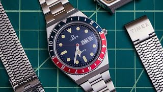 How to SHORTEN Timex Q M79 Watch Bracelet H Link Bracelet Mod Quartz Reissue DIY Unboxing Review [upl. by Ahsinav]