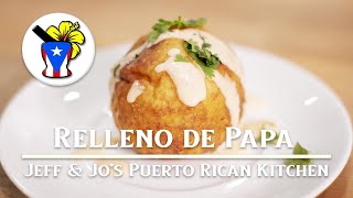 How to make Relleno de Papa Puerto Rican Potato Croquette  Easy Puerto Rican Recipe [upl. by Reve]