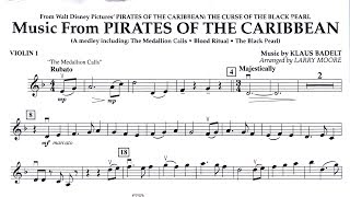 Pirates of the Caribbean violin 1 part [upl. by Fendig994]