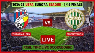 Viktoria Plzen Vs Ferencvaros LIVE Score UPDATE 202425 UEFA Europa League 116Finals Football [upl. by Kong813]