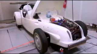 850cc 2CV engine in Burton car new modified engin [upl. by Ahsina]