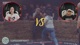 Ekaterina vs Oksana women Bare Knuckle Fight Russia 2021 [upl. by Keelby692]