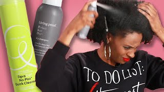 Women With Natural Hair Try Dry Shampoo [upl. by Morgen337]