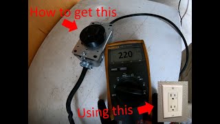 Make a 220v outlet using 110v How To [upl. by Sito]