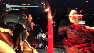 Metal Gear Rising Sam DLC Armstrong Boss Fight HD [upl. by Ayotal]