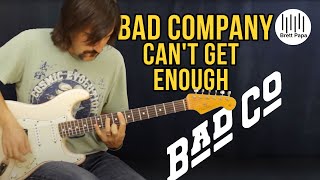 Bad Company Cant Get Enough  Guitar Lesson  EASY How To Play [upl. by Nivak637]