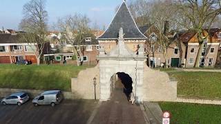 Schoonhoven aan De Lek met Belvedère het veer de pont veerpoort en Lekzicht [upl. by Budding420]