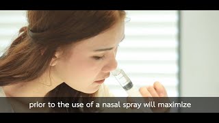 A nasal irrigation technique using a medical syringe ENG SUB [upl. by Ttoile]