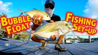 How to setup a Bubble Float to a Fly  Bluefin Trevally Fishing Hawaii [upl. by Meerak]