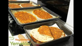 LAHMACUN Bu Tariften Şaşmayın Ev Yapımı Yumuşacık Lahmacun Tarifi Lahmacun Nasıl Yapılır [upl. by Ahtelrac]