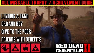 Red Dead Redemption 2 All MISSABLE Trophy  Achievement Guide [upl. by Biddle415]