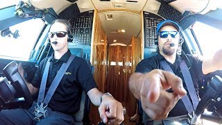 Gulfstream GIV Full Flight Las Vegas to LAX  Pilot VLOG 096 [upl. by Aemat]