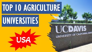 Top 10 Agriculture Universities in USA [upl. by Bega749]