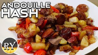 Andouille Sausage Hash  Great For Sunday Brunch [upl. by Rachelle]